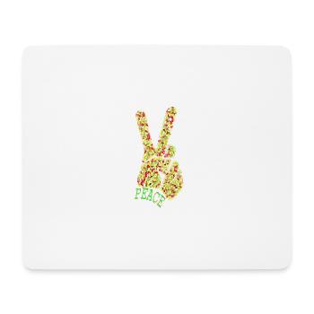Peace - Mouse Pad (horizontal) - white - Front