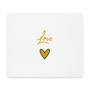 PAAR. GERADE VERHEIRATET. Junggesellinnenabschied. VALENTINSTAG. LIEBE. - Mousepad (Querformat) - Weiß - Vorne