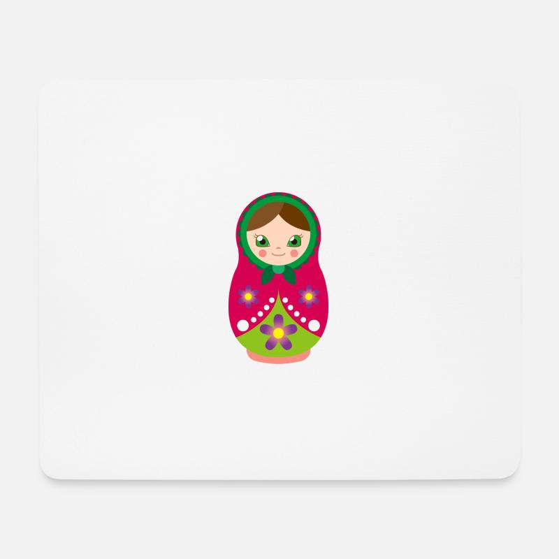 Matryashka - Mouse Pad (horizontal) - white