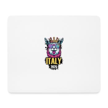 Italy 2025 Alpaca Party Holiday - Mouse Pad (horizontal) - white - Front
