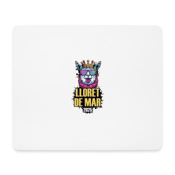 Lloret De Mar 2025 Alpaka Party Urlaub - Mousepad (Querformat) - Weiß - Vorne