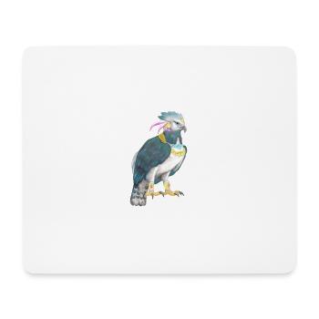Harpyie Greifvogel Vogel - Mousepad (Querformat) - Weiß - Vorne