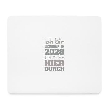 2028 - Mouse Pad (horizontal) - white - Front