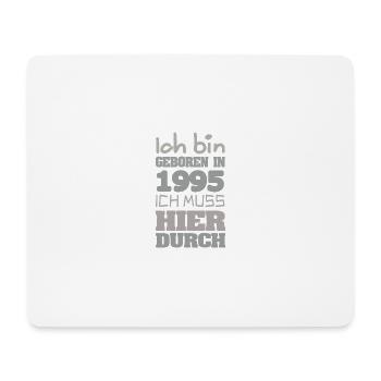 Bin 1995 - Mousepad (Querformat) - Weiß - Vorne