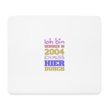 in 2004 - Mousepad (Querformat) - Weiß - Vorne