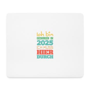 2025 - Tapis de souris (format paysage) - blanc - Devant