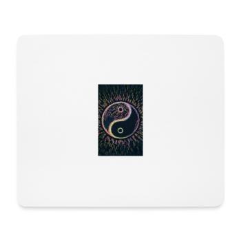 Yin et yang - Tapis de souris (format paysage) - blanc - Devant