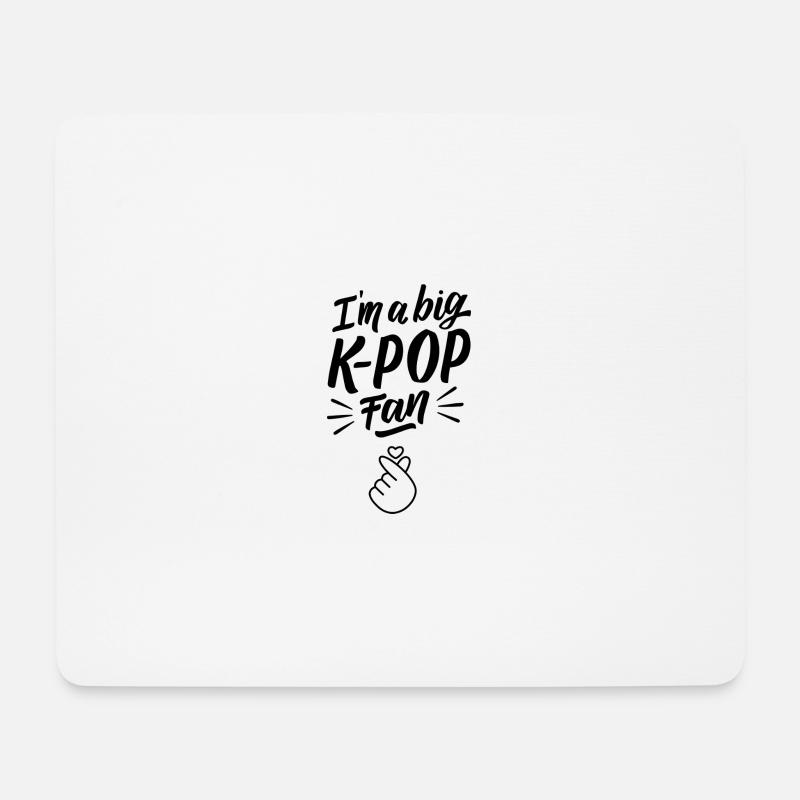 KPOP Fan Love - Mousepad (Querformat) - Weiß