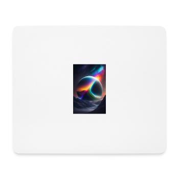 univers 3 - Tapis de souris (format paysage) - blanc - Devant