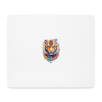 Beau lion - Tapis de souris (format paysage) - blanc - Devant
