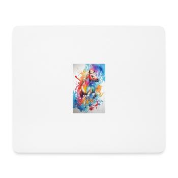 DreamShaper - Tapis de souris (format paysage) - blanc - Devant