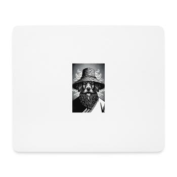 The Watchful Hound - Mouse Pad (horizontal) - white - Front