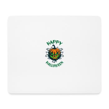 Green Look Pumpkin Halloween - Mouse Pad (horizontal) - white - Front
