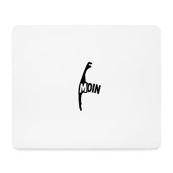 MOIN Silhouette Küstenlook sylt - Mousepad (Querformat) - Weiß - Vorne