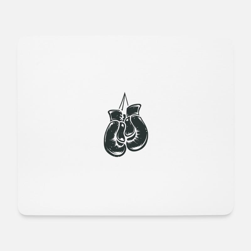 Boxing - Mousepad (Querformat) - Weiß
