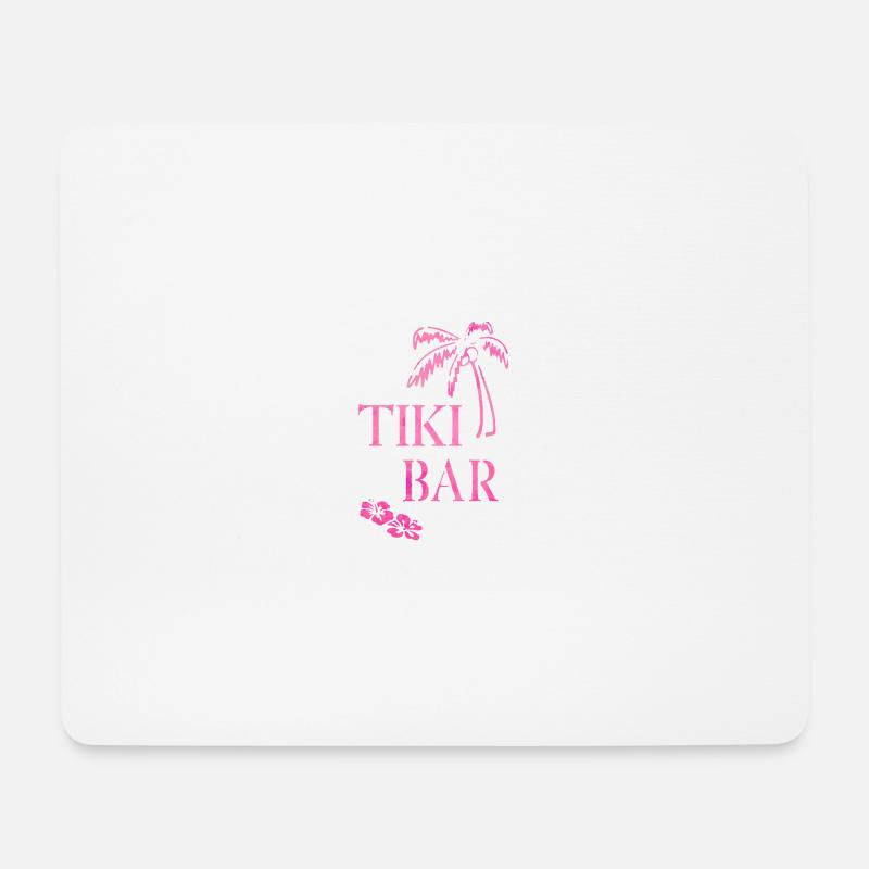 Tiki bar - Mouse Pad (horizontal) - white