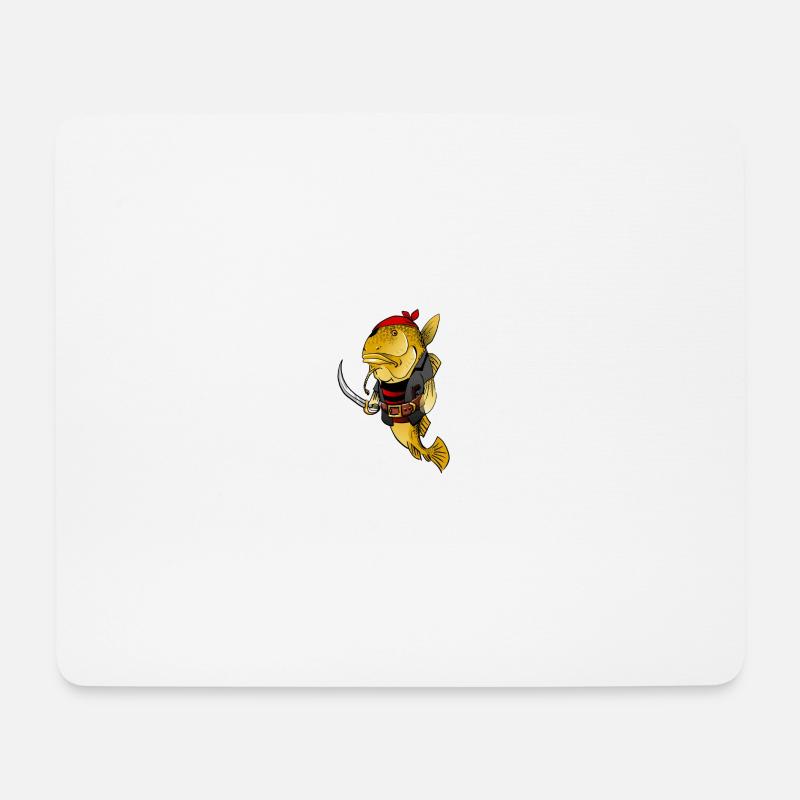 Torski - Mousepad (Querformat) - Weiß