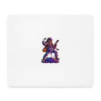 KOSMISCHER ROCKER | Trick oder Riff - Mousepad (Querformat) - Weiß - Vorne