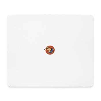 karatekatze - Mousepad (Querformat) - Weiß - Vorne