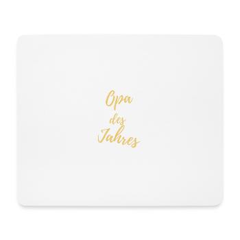 oma opa - Mousepad (Querformat) - Weiß - Vorne