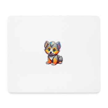 Cute dog - Mouse Pad (horizontal) - white - Front