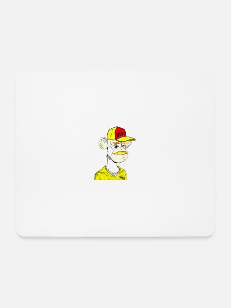 Ape Straßenrebell Cap - Mousepad (Querformat) - Weiß