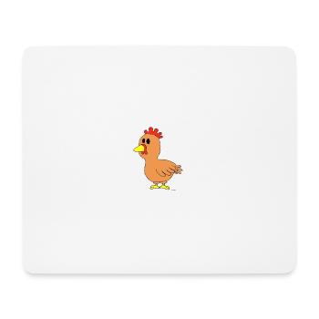 Huhn / Chicken - Mousepad (Querformat) - Weiß - Vorne