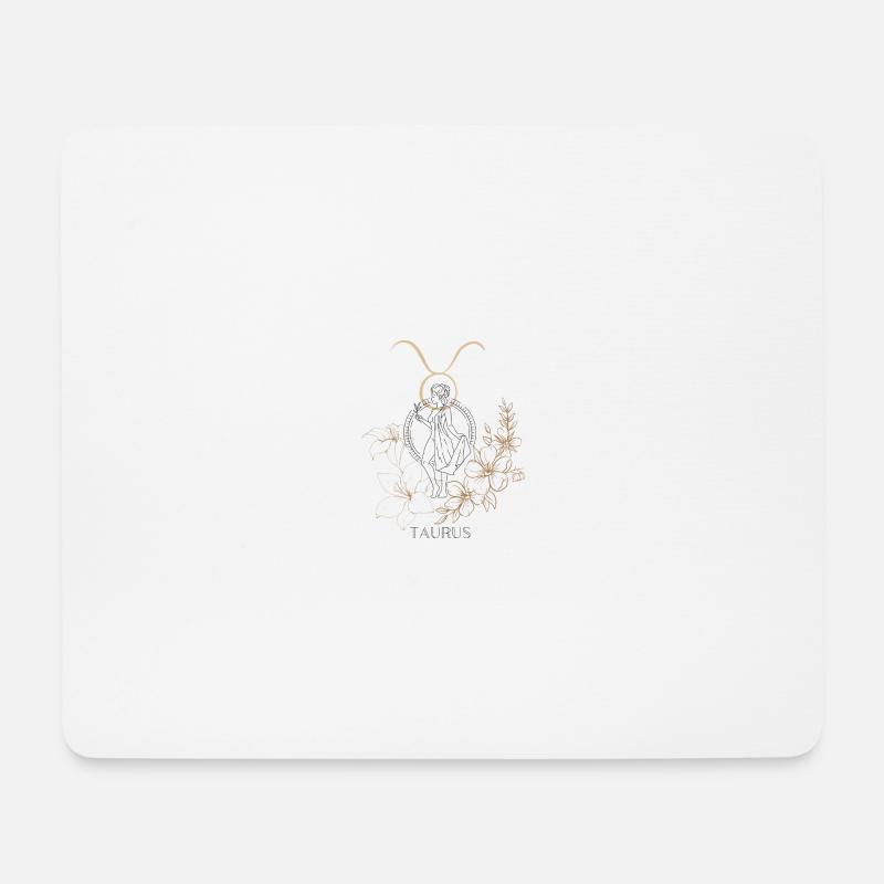 Taurus Woman - Mousepad (Querformat) - Weiß