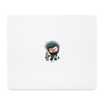 bbMan "Silk" - Mousepad (Querformat) - Weiß - Vorne