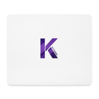 logo Tshirt K classique - Tapis de souris (format paysage) - blanc - Devant