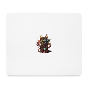 Kobold - Mousepad (Querformat) - Weiß - Vorne