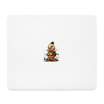 Angry duck 1 - Mousepad (Querformat) - Weiß - Vorne