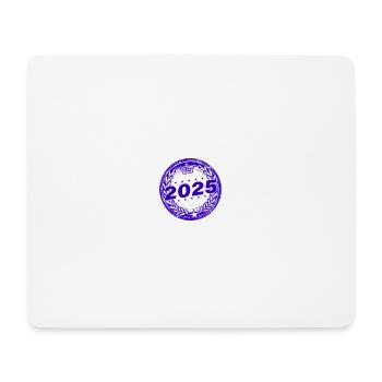 2025 jahr - Mousepad (Querformat) - Weiß - Vorne
