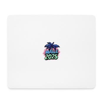 Malle 2025 Palmier de Majorque - Tapis de souris (format paysage) - blanc - Devant