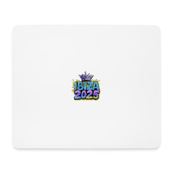 Ibiza 2025 Krone - Mouse Pad (horizontal) - white - Front