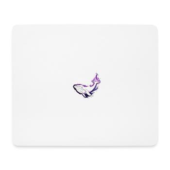 Whale galaxy - Mouse Pad (horizontal) - white - Front