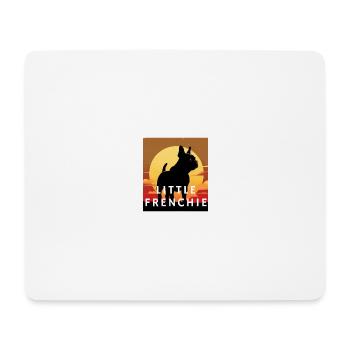 Little Frenchie - Mousepad (Querformat) - Weiß - Vorne