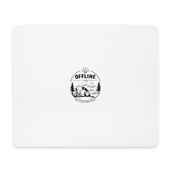 Offline time-out at the lake - Mouse Pad (horizontal) - white - Front