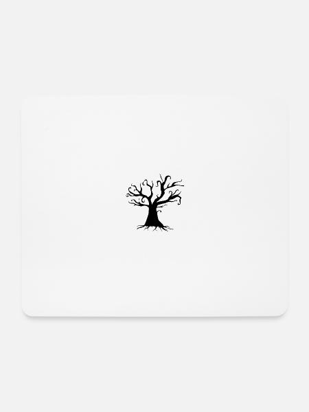 Tree without leaves - Mouse Pad (horizontal) - white