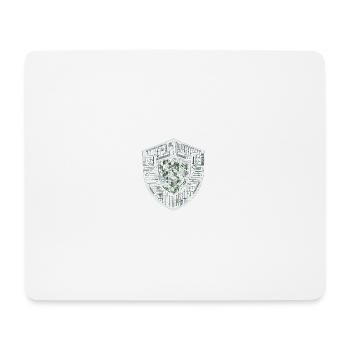 Digitales Shield-Protokoll - Mousepad (Querformat) - Weiß - Vorne