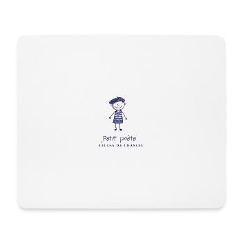 Der kleine Dichter Gilles de Chasles - Mousepad (Querformat) - Weiß - Vorne