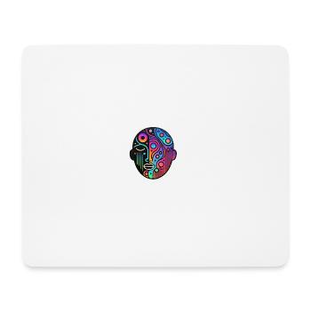 Crazy Face - Universe - Mousepad (Querformat) - Weiß - Vorne