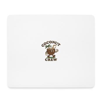 Coconut Crew – Tropisch, als wäre es heiß - Mousepad (Querformat) - Weiß - Vorne
