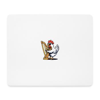 Saxy Sellerie bringt den knackigen Jazz - Mousepad (Querformat) - Weiß - Vorne