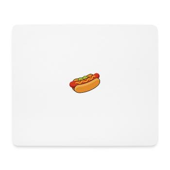 Hot-dog danois – Rød Pølse - Tapis de souris (format paysage) - blanc - Devant