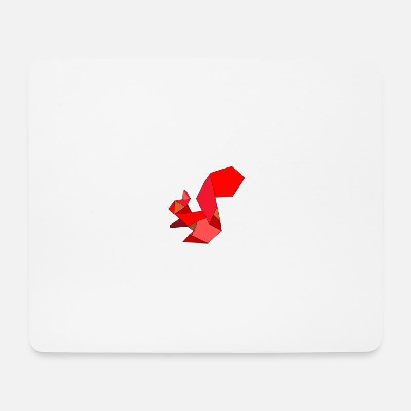 Squirrel - Eichhörnchen - Mousepad (Querformat) - Weiß