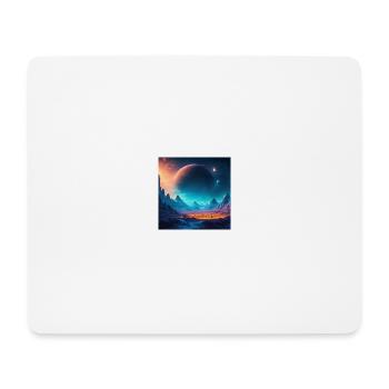 A mysterious alien planet - Mousepad (Querformat) - Weiß - Vorne
