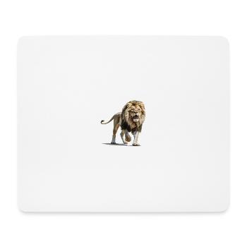 Lion - Tapis de souris (format paysage) - blanc - Devant