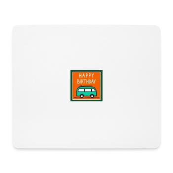 ALLES GUTE ZUM GEBURTSTAG. ALLES GUTE ZUM GEBURTSTAG. JAHRESTAG. - Mousepad (Querformat) - Weiß - Vorne