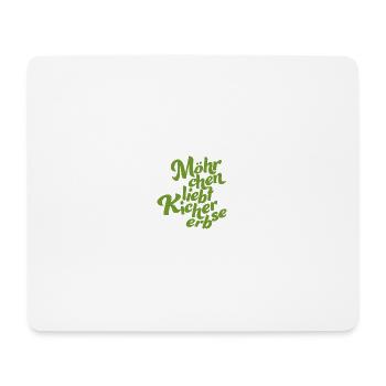 Logo without background green - Mousepad (Querformat) - Weiß - Vorne